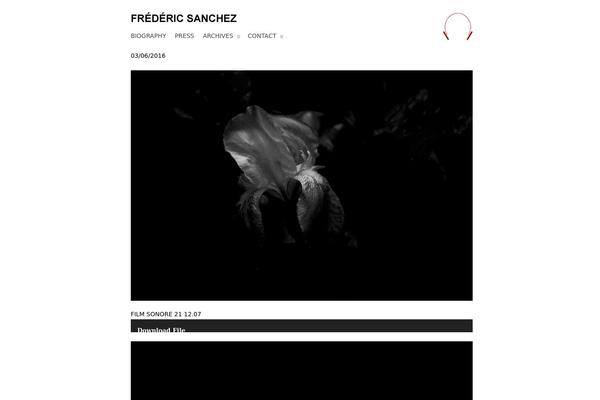 fredericsanchez.com site used Suffusion382