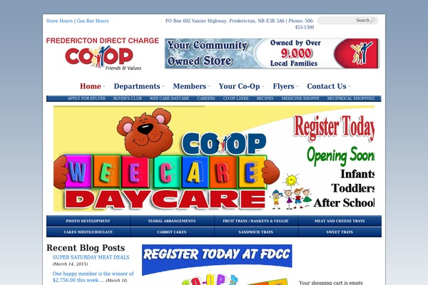 CoOp theme site design template sample