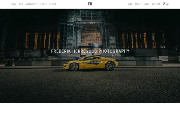 Grandphotography theme site design template sample