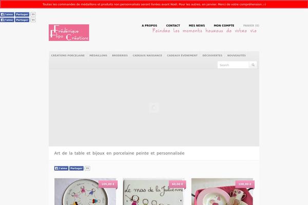 Viroshop theme site design template sample
