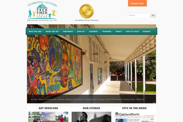 NonProfit theme site design template sample