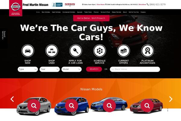 Dealer Inspire theme site design template sample