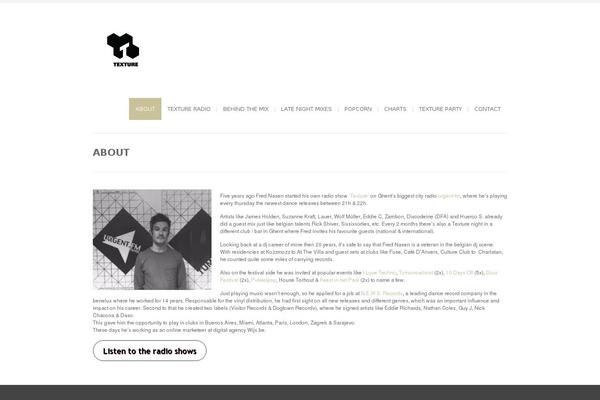 Bigbang theme site design template sample