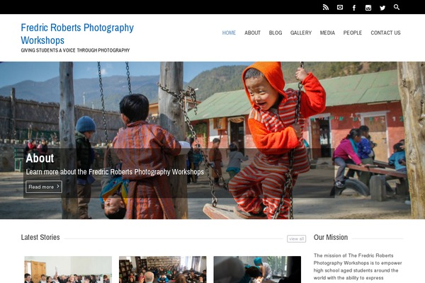 Charitas theme site design template sample