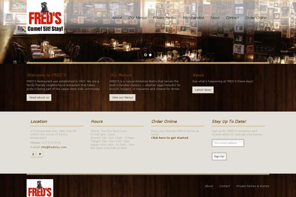White Rock theme site design template sample