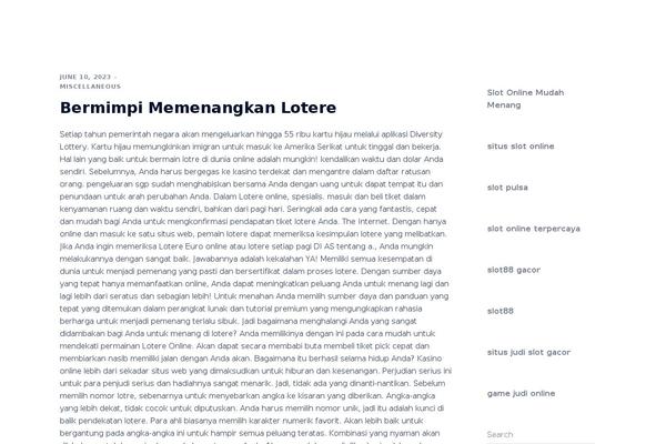 Sydney theme site design template sample