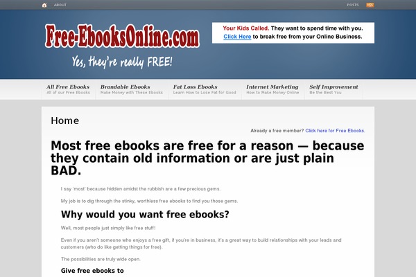 Headlines theme site design template sample