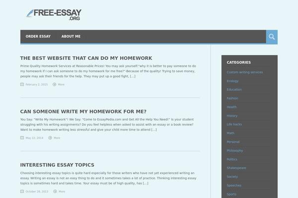 Grimag theme site design template sample