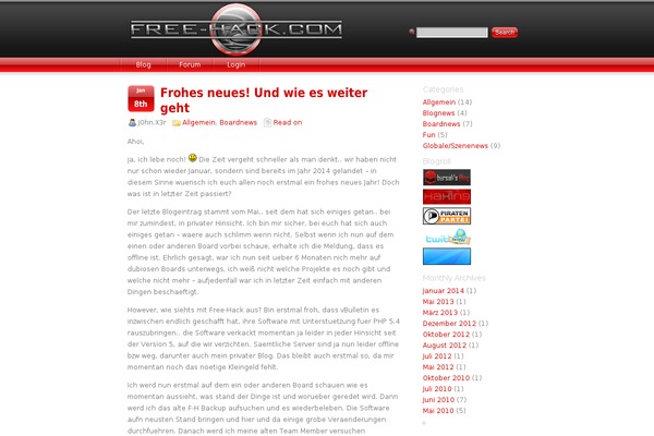 free-hack.com site used Hemingwayred