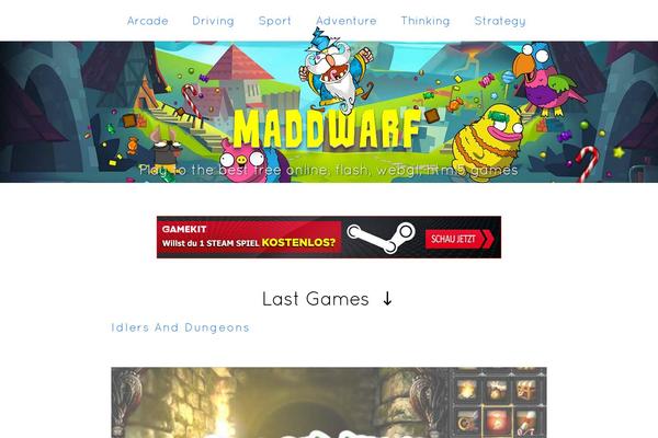 Site using Content Cards plugin