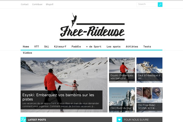 Spirit theme site design template sample