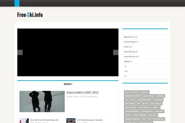 iMag Mag theme site design template sample