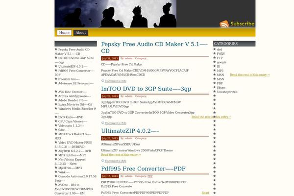 Prosumer theme site design template sample