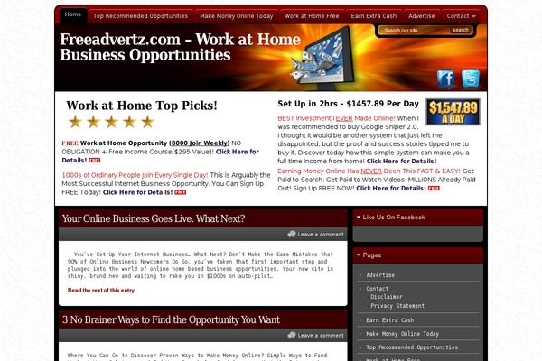 FlexSqueeze 2 theme site design template sample