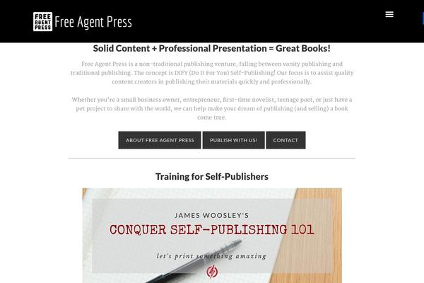 Digital-pro theme site design template sample