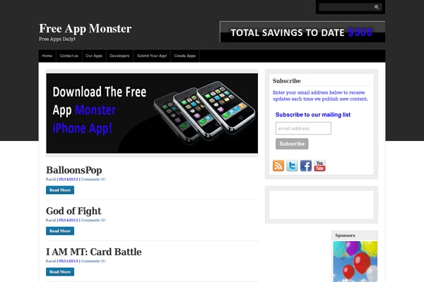 Site using App Store Assistant plugin
