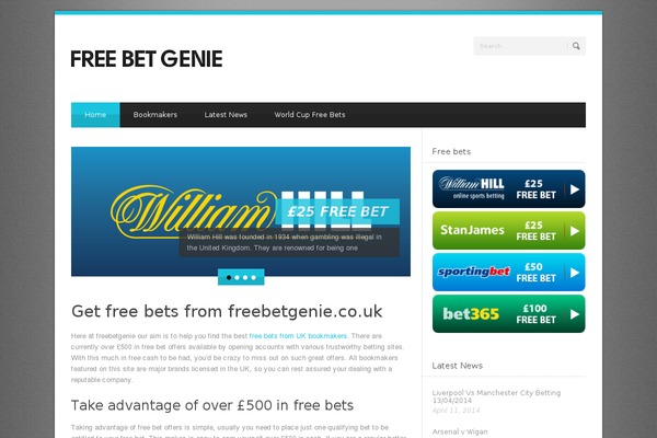 freebetgenie.co.uk site used Blue Diamond v1.05