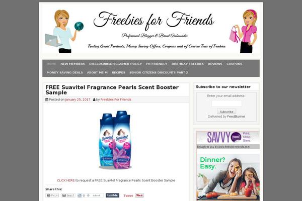 Site using Instant Weekly Roundup plugin