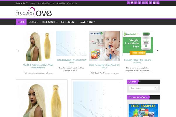 WP FanZone theme site design template sample