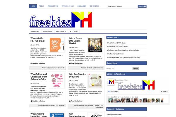 Gazette theme site design template sample