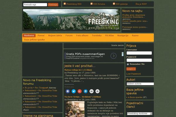 Site using Enhanced Categories plugin