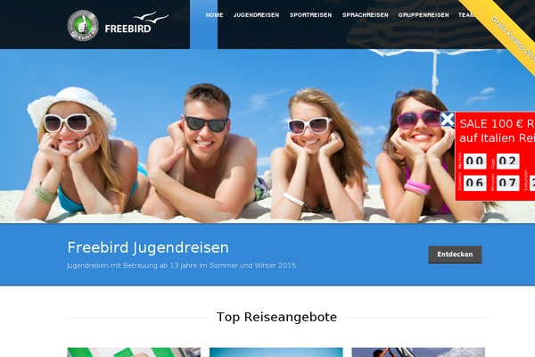 Tour Package theme site design template sample