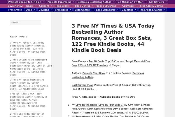 Site using Bb-top-bar-genres plugin