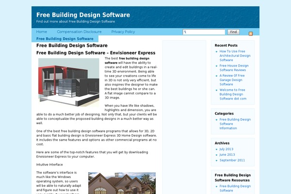 Flexi-Blue theme site design template sample