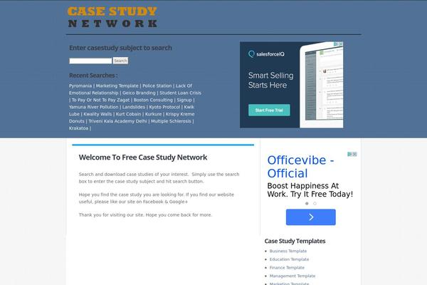 JustBlue theme site design template sample