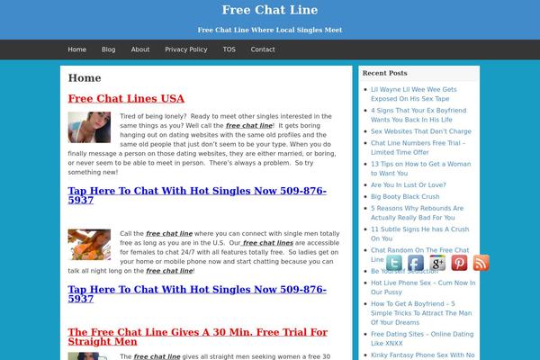 FlatBox theme site design template sample