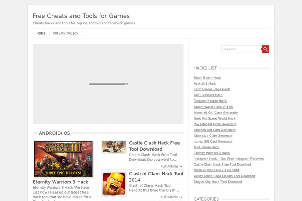 Leaf theme site design template sample