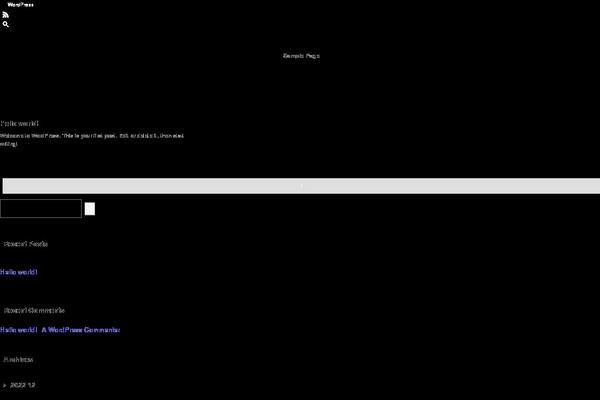 Swell theme site design template sample