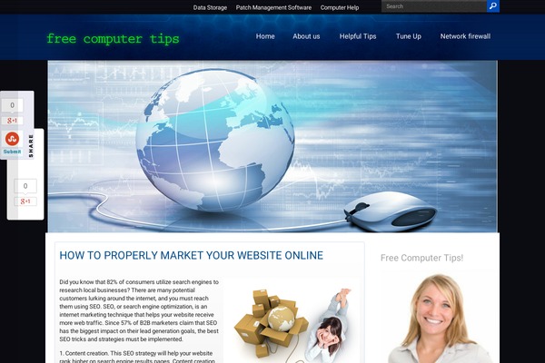 Robot theme site design template sample