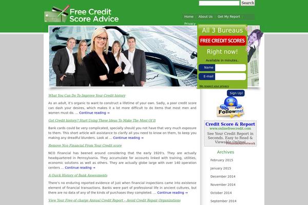 freecredit-report.net site used Archfreecredit