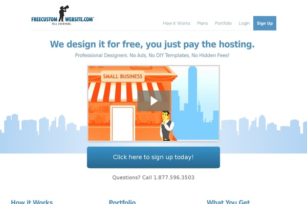 FreeCustomWebsite2.0 theme websites examples
