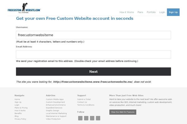 WordPress website example screenshot