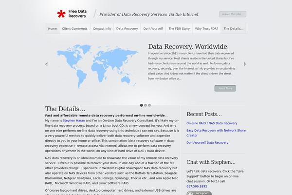 Minimal theme site design template sample