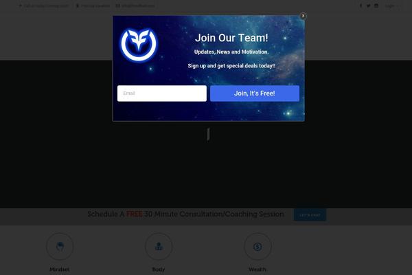 Highend theme site design template sample