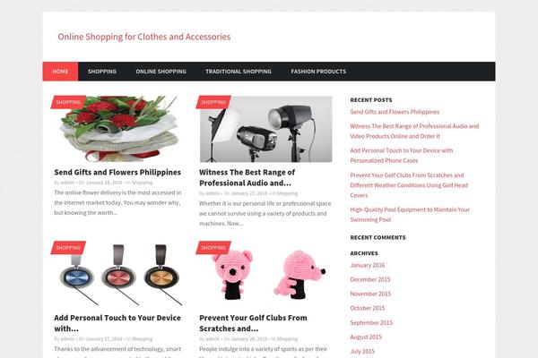 Site using Widget-options plugin