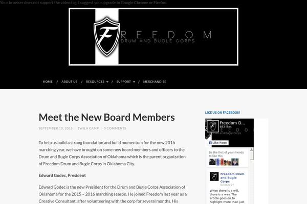Hemingway theme site design template sample