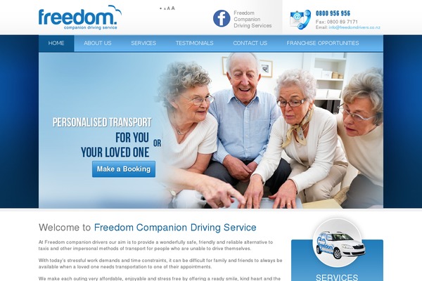 freedomdrivers.co.nz site used Freedom