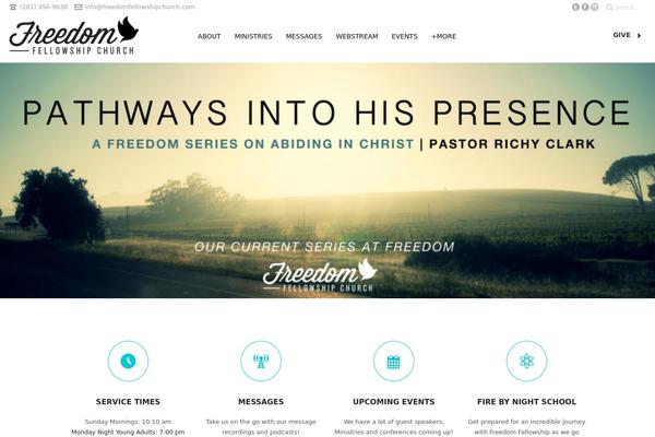 Jupiter theme site design template sample