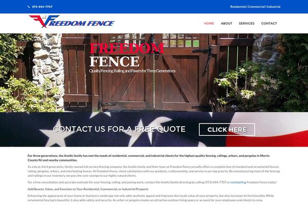 freedomfencenj.com site used Understrap-child-main