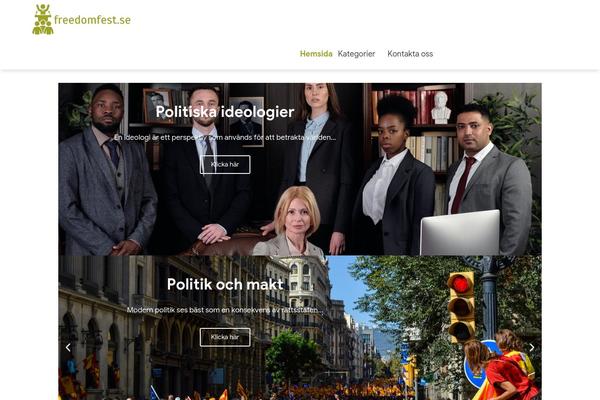 Techno theme site design template sample