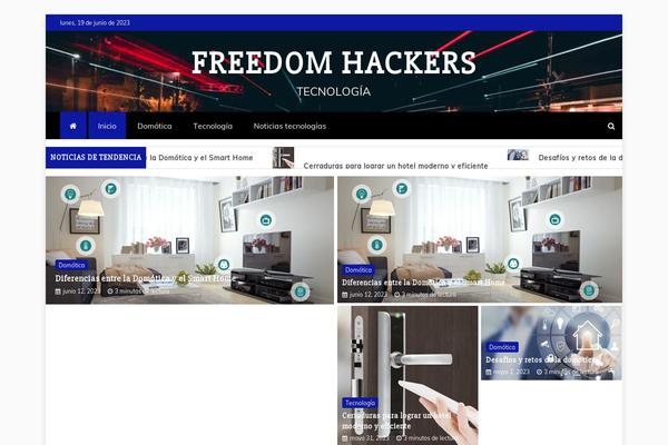 Refined Magazine theme site design template sample