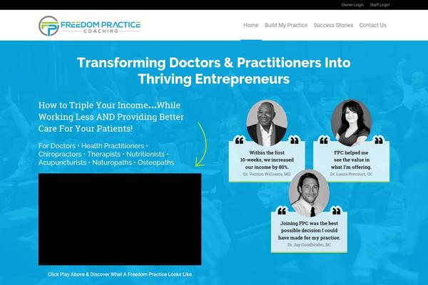 Salient theme site design template sample