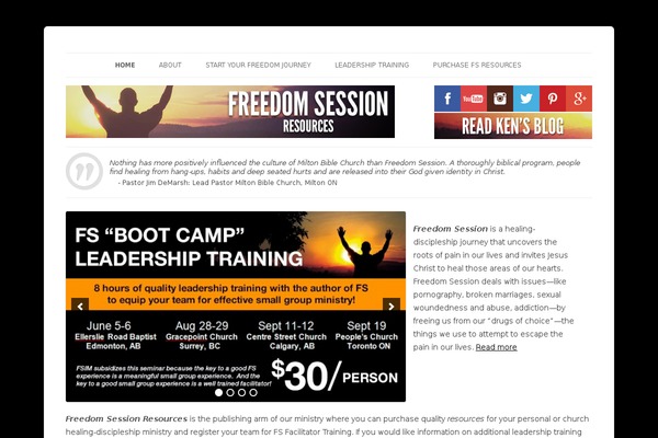 freedomsession.com site used Freedom