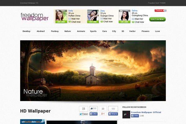 Keres website example screenshot