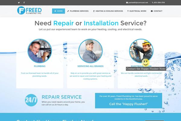 Creativo theme site design template sample