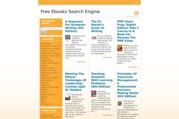 Feed Me, Seymour theme site design template sample